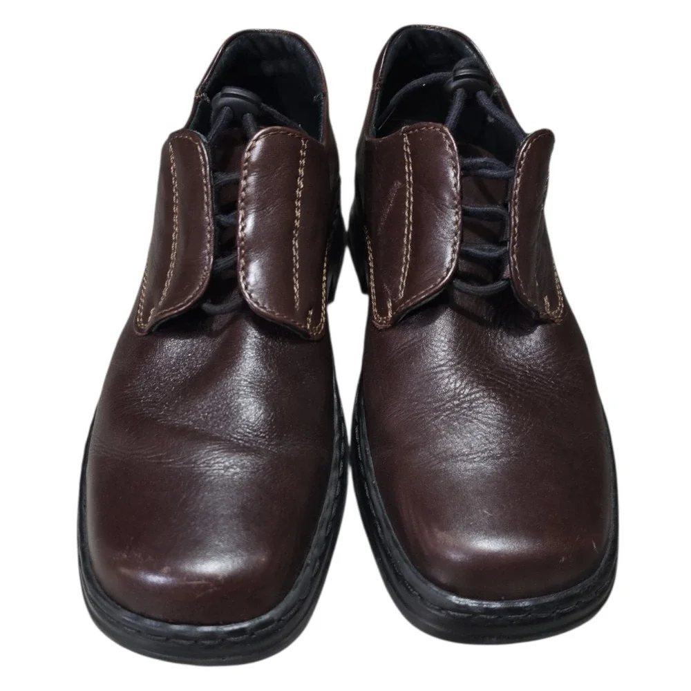 Josef Seibel Women's‎ Taylor Toggle Leather Comfort Shoes Brown EU 38 US 7-7.5